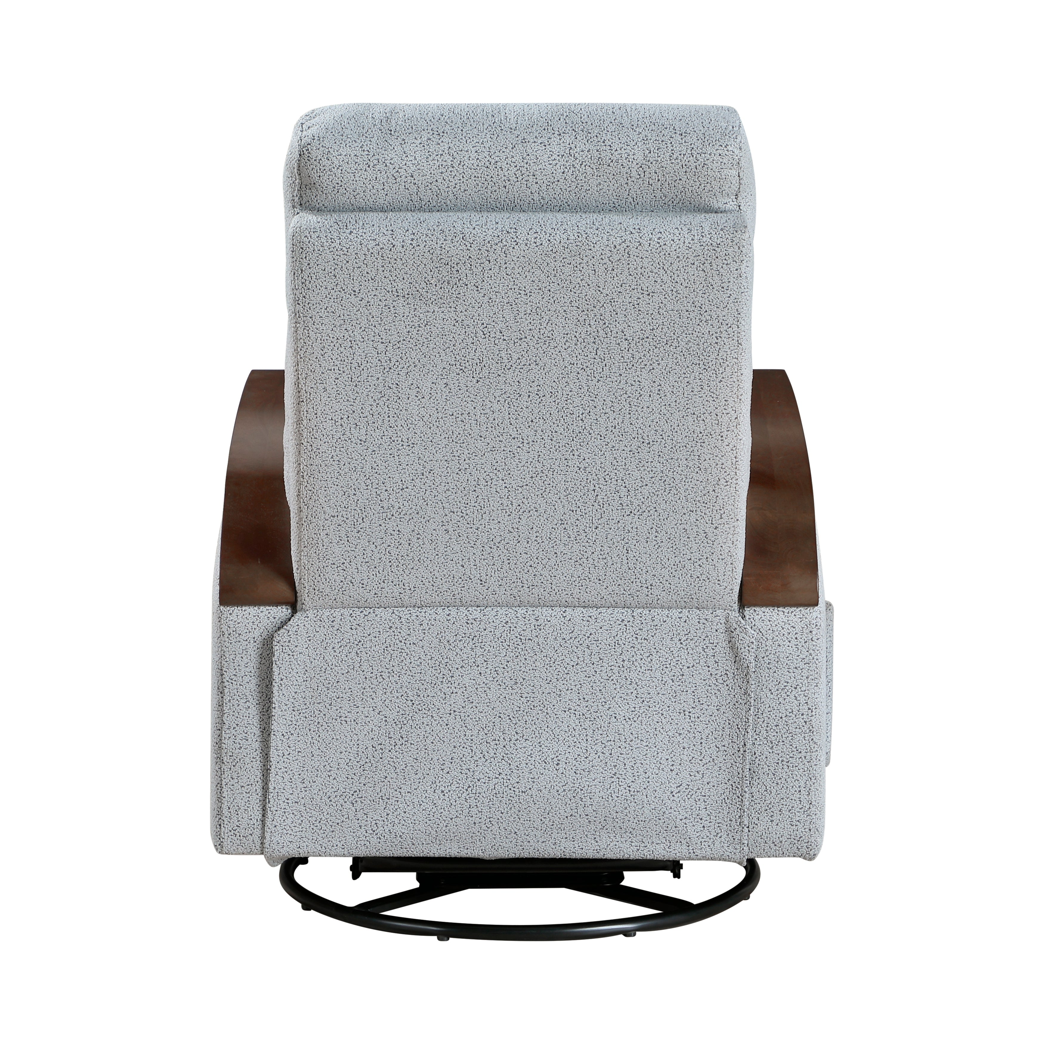 9659GRY-1 Swivel Glider Reclining Chair - 9659GRY-1