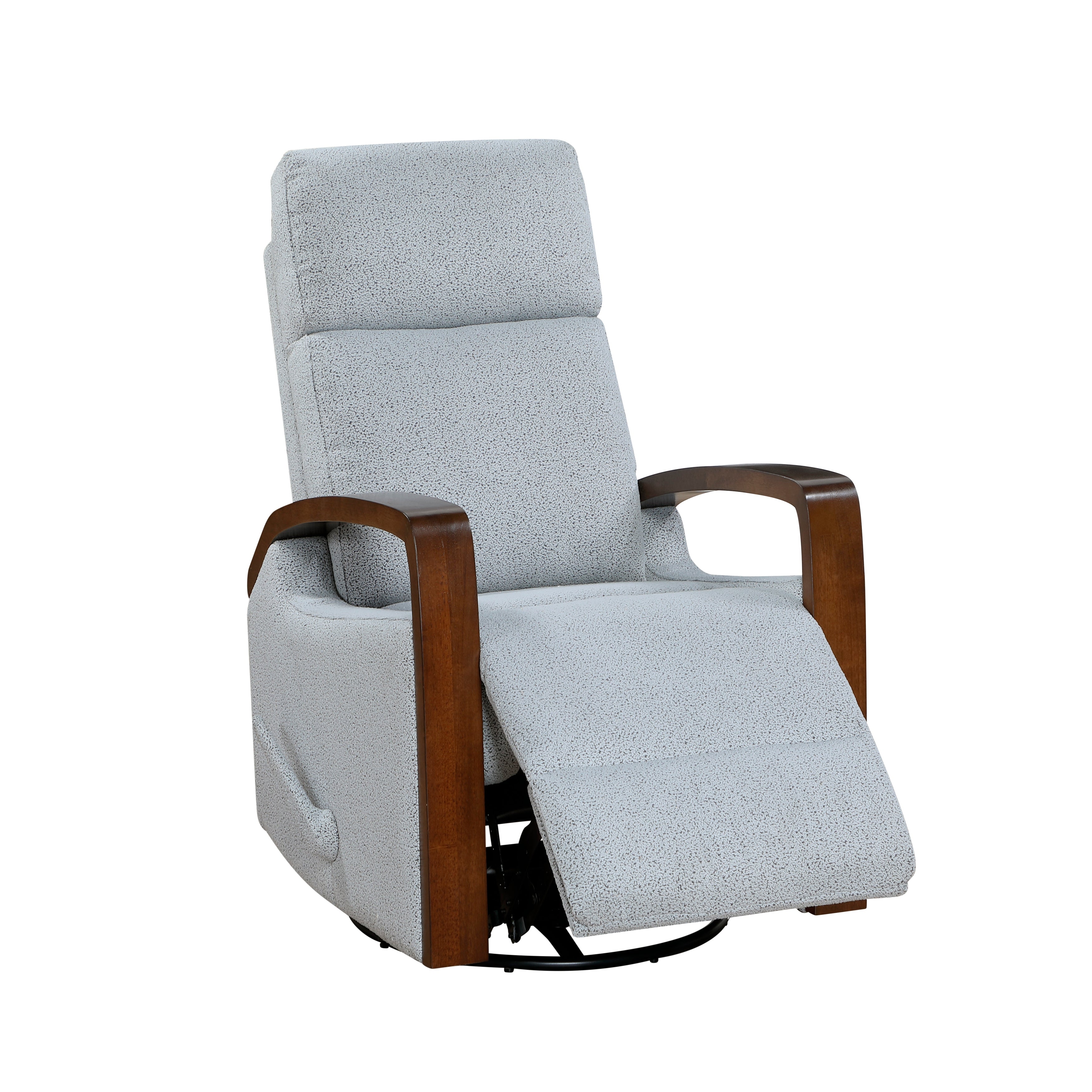 9659GRY-1 Swivel Glider Reclining Chair - 9659GRY-1