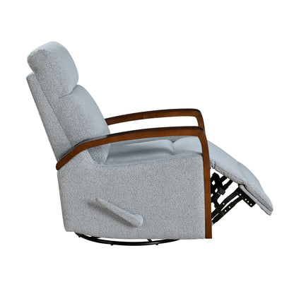 9659GRY-1 Swivel Glider Reclining Chair - 9659GRY-1