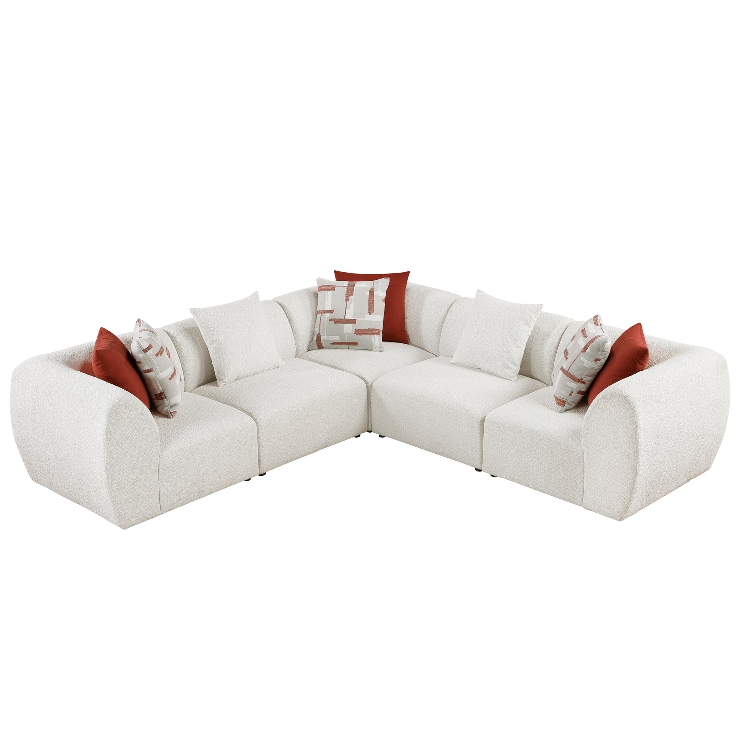 9669CN*3CR2AC (5)5-Piece Modular Sectional - 9669CN*3CR2AC