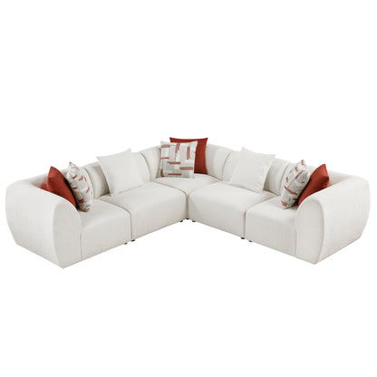9669CN*3CR2AC (5)5-Piece Modular Sectional - 9669CN*3CR2AC