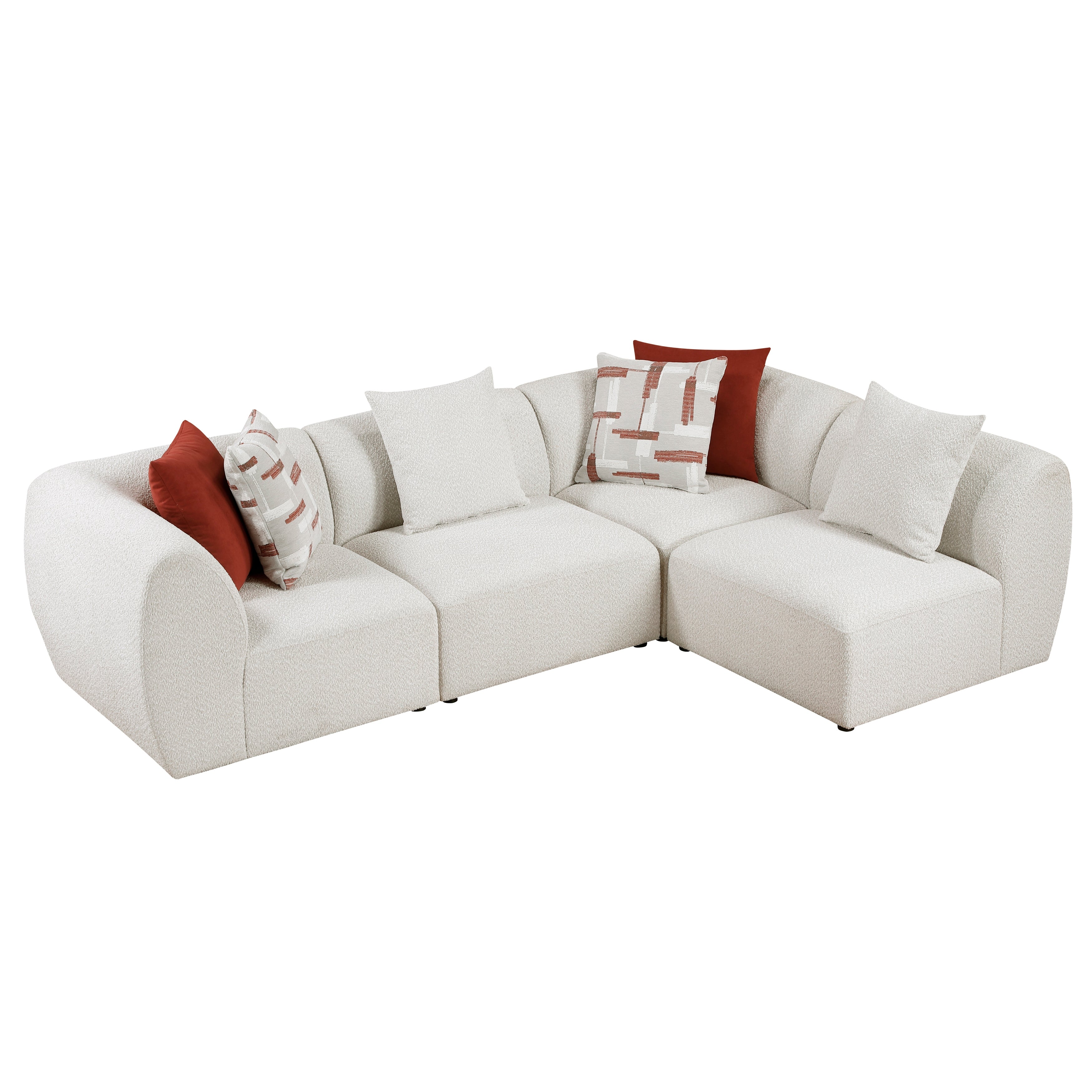 9669CN*42CR2AC (4)4-Piece Modular Sectional - 9669CN*42CR2AC