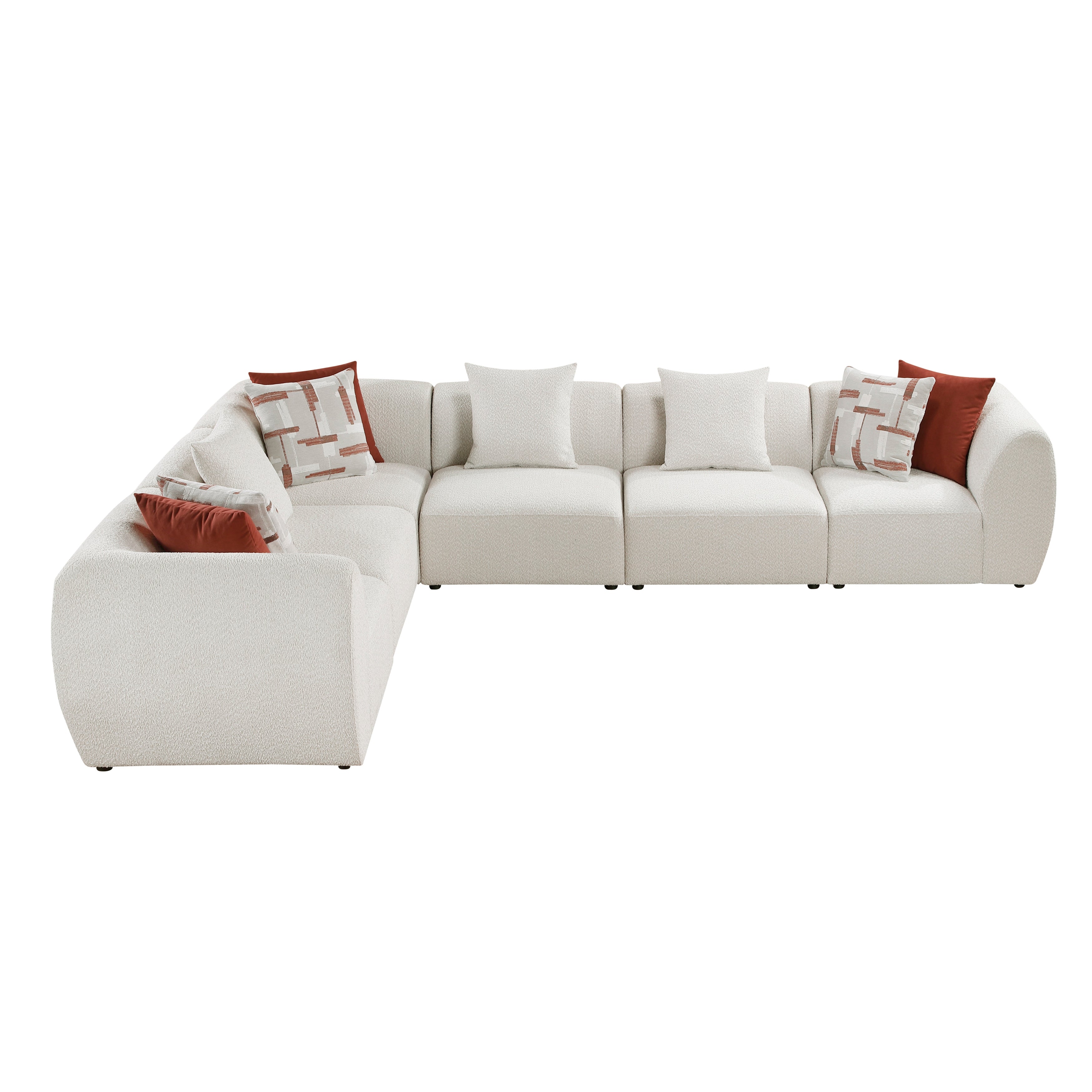 9669CN*63CR3AC (6)6-Piece Modular Sectional - 9669CN*63CR3AC