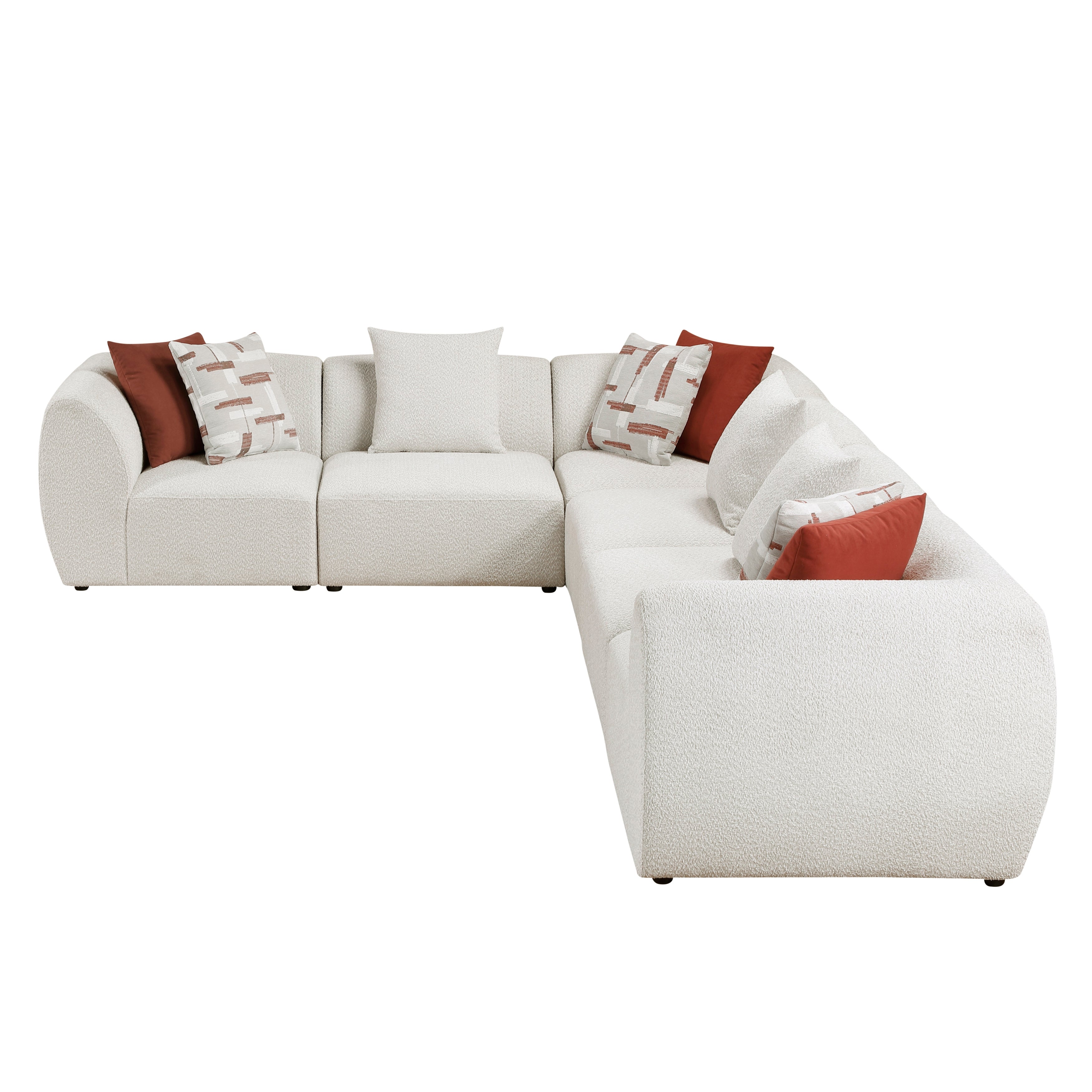 9669CN*63CR3AC (6)6-Piece Modular Sectional - 9669CN*63CR3AC