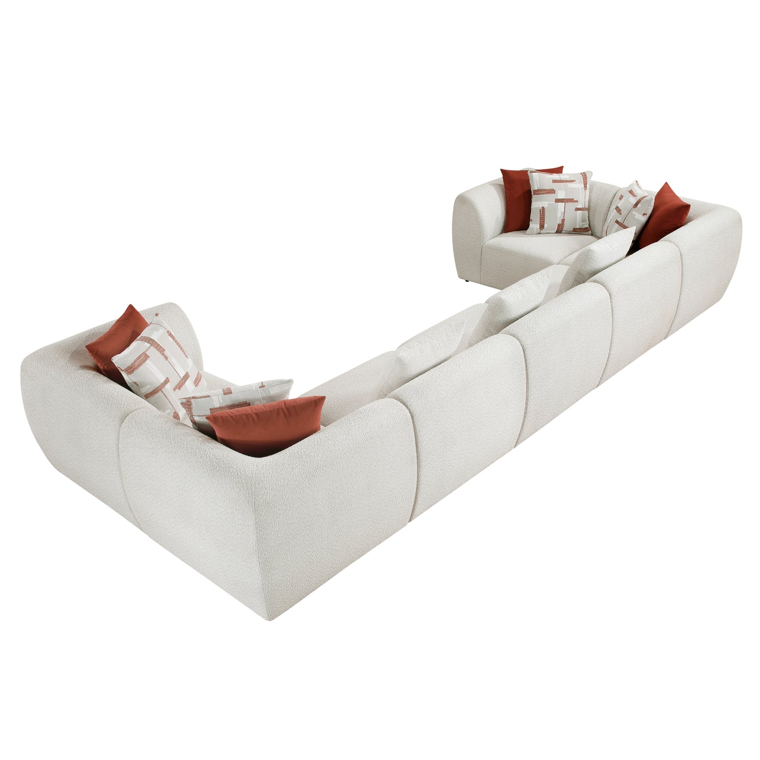 9669CN*74CR3AC (7)7-Piece Modular Sectional - 9669CN*74CR3AC