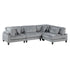9688GY*42CR2AC (4)4-Piece Modular Sectional - 9688GY*42CR2AC