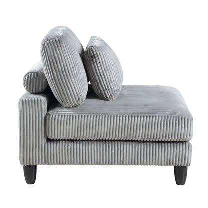 9688GY*52CR2ACOT (5)5-Piece Modular Sectional - 9688GY*52CR2ACOT