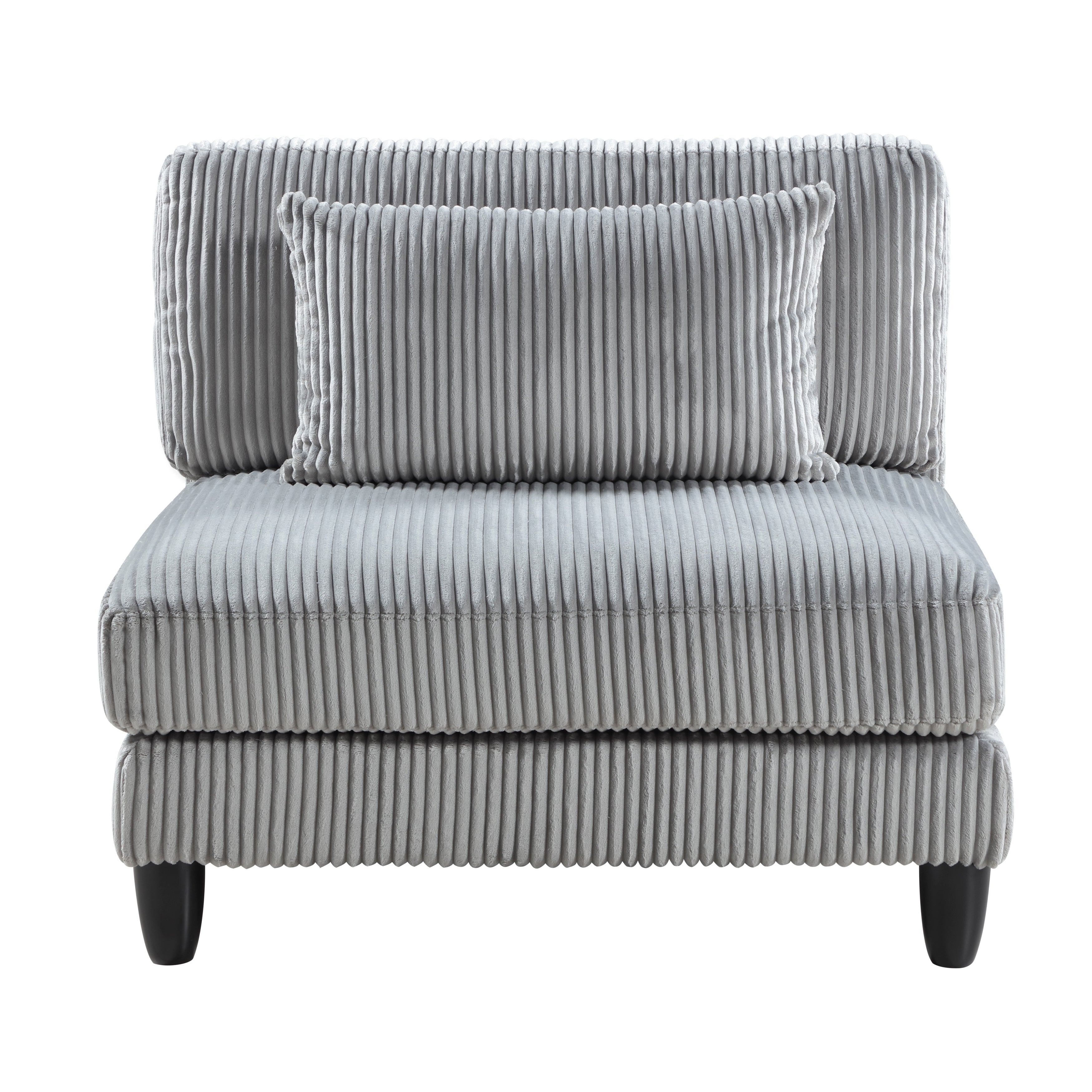 9688GY*53CR2AC (5)5-Piece Modular Sectional - 9688GY*53CR2AC