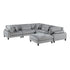 9688GY*63CR2ACOT (6)6-Piece Modular Sectional - 9688GY*63CR2ACOT