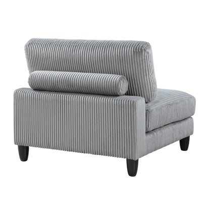 9688GY*63CR3AC (6)6-Piece Modular Sectional - 9688GY*63CR3AC