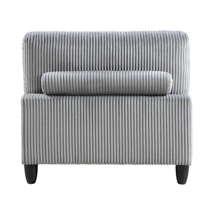 9688GY*63CR3AC (6)6-Piece Modular Sectional - 9688GY*63CR3AC