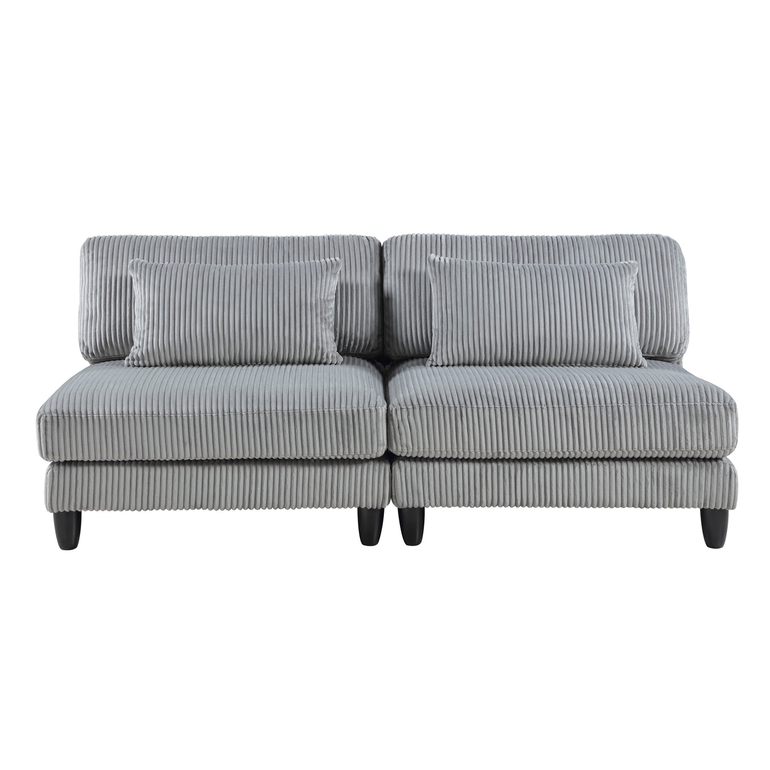 9688GY*63CR3AC (6)6-Piece Modular Sectional - 9688GY*63CR3AC