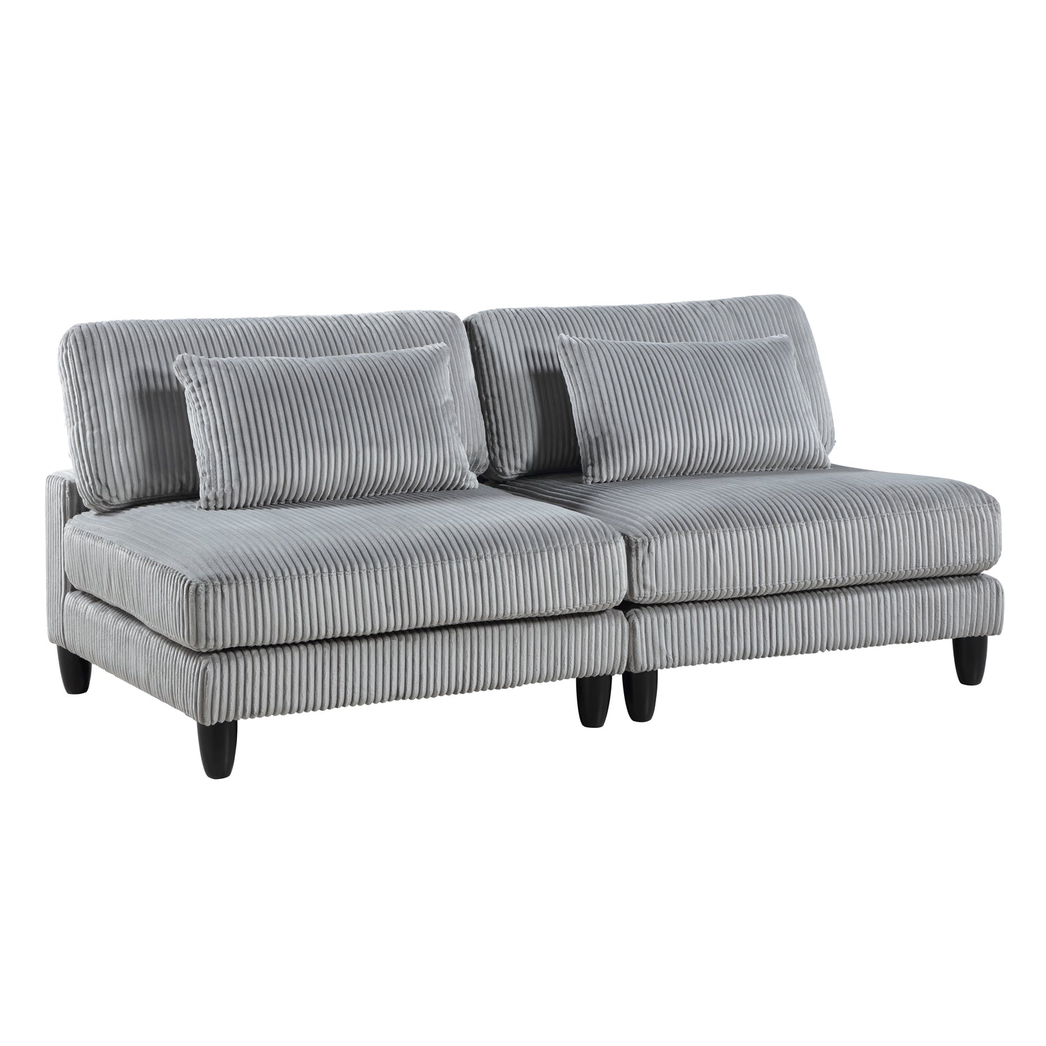 9688GY*63CR3AC (6)6-Piece Modular Sectional - 9688GY*63CR3AC