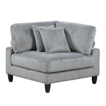 9688GY*63CR3AC (6)6-Piece Modular Sectional - 9688GY*63CR3AC