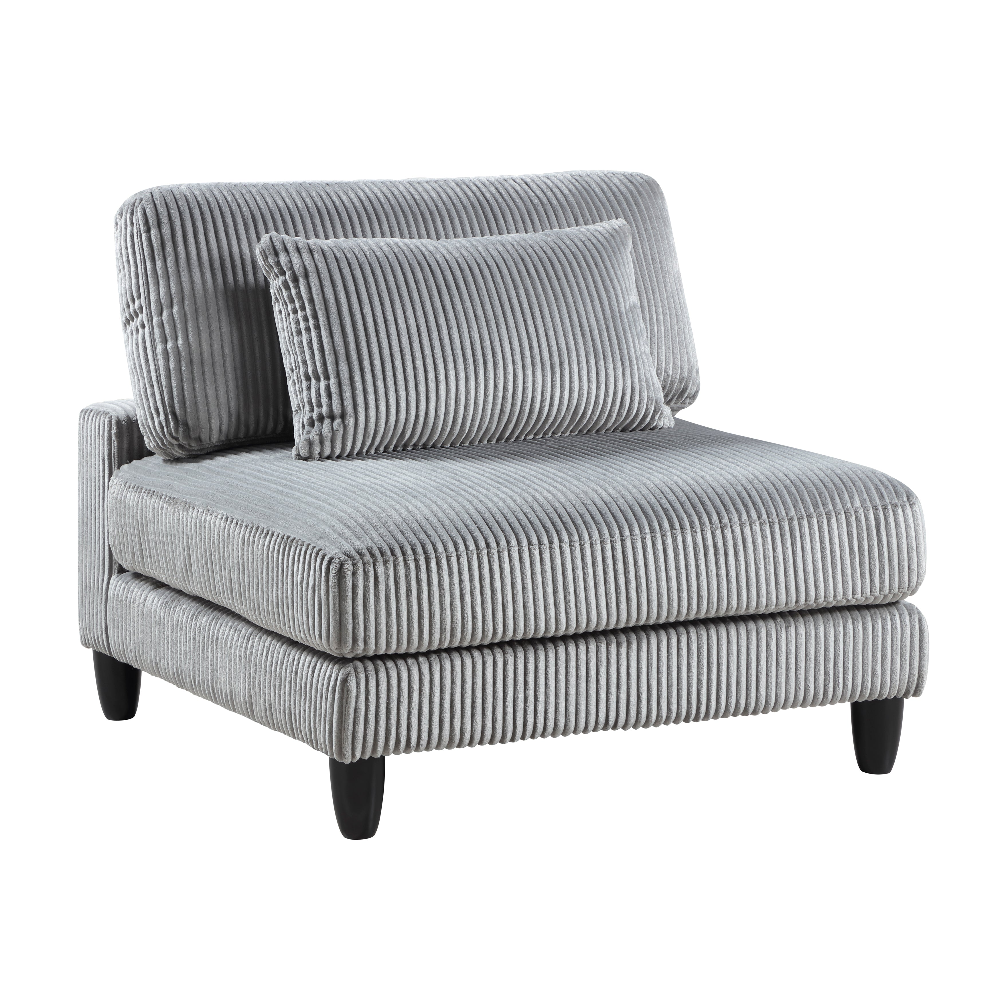 9688GY-AC Armless Chair - 9688GY-AC