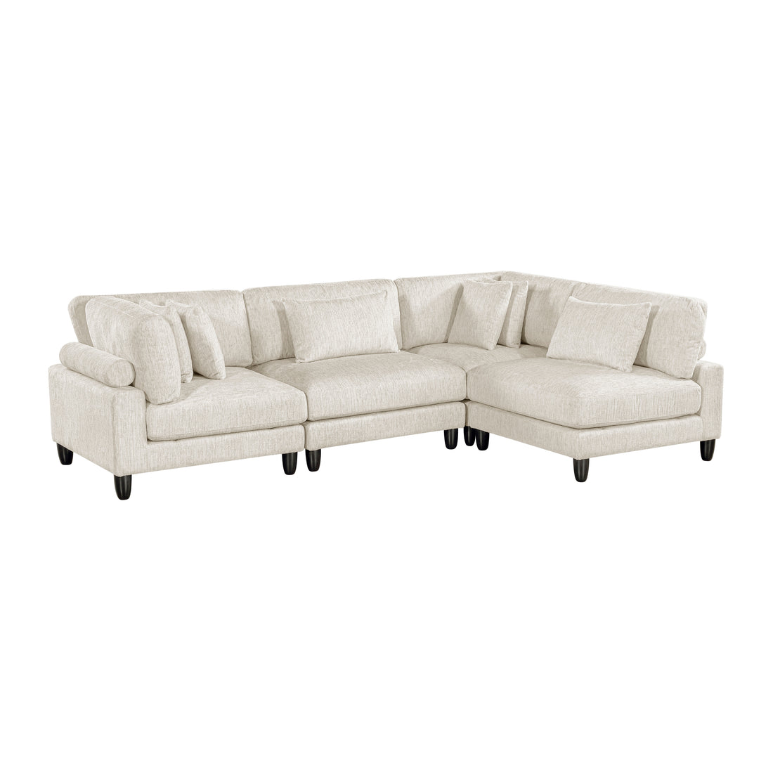 9688NBE*42CR2AC (4)4-Piece Modular Sectional - 9688NBE*42CR2AC