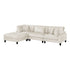 9688NBE*42CRACOT (4)4-Piece Modular Sectional with Ottoman - 9688NBE*42CRACOT