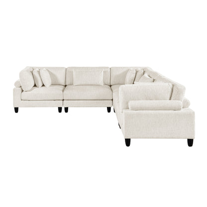 9688NBE*53CR2AC (5)5-Piece Modular Sectional - 9688NBE*53CR2AC
