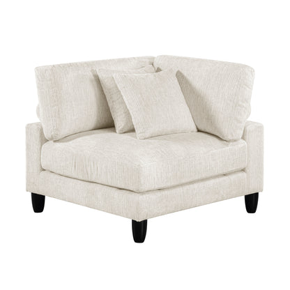 9688NBE*62CR2AC2OT (6)6-Piece Modular Sectional with Ottomans - 9688NBE*62CR2AC2OT