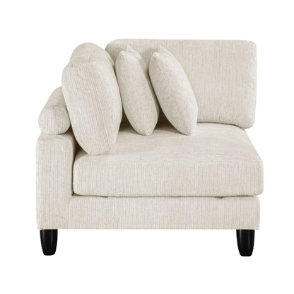 9688NBE*62CR2AC2OT (6)6-Piece Modular Sectional with Ottomans - 9688NBE*62CR2AC2OT