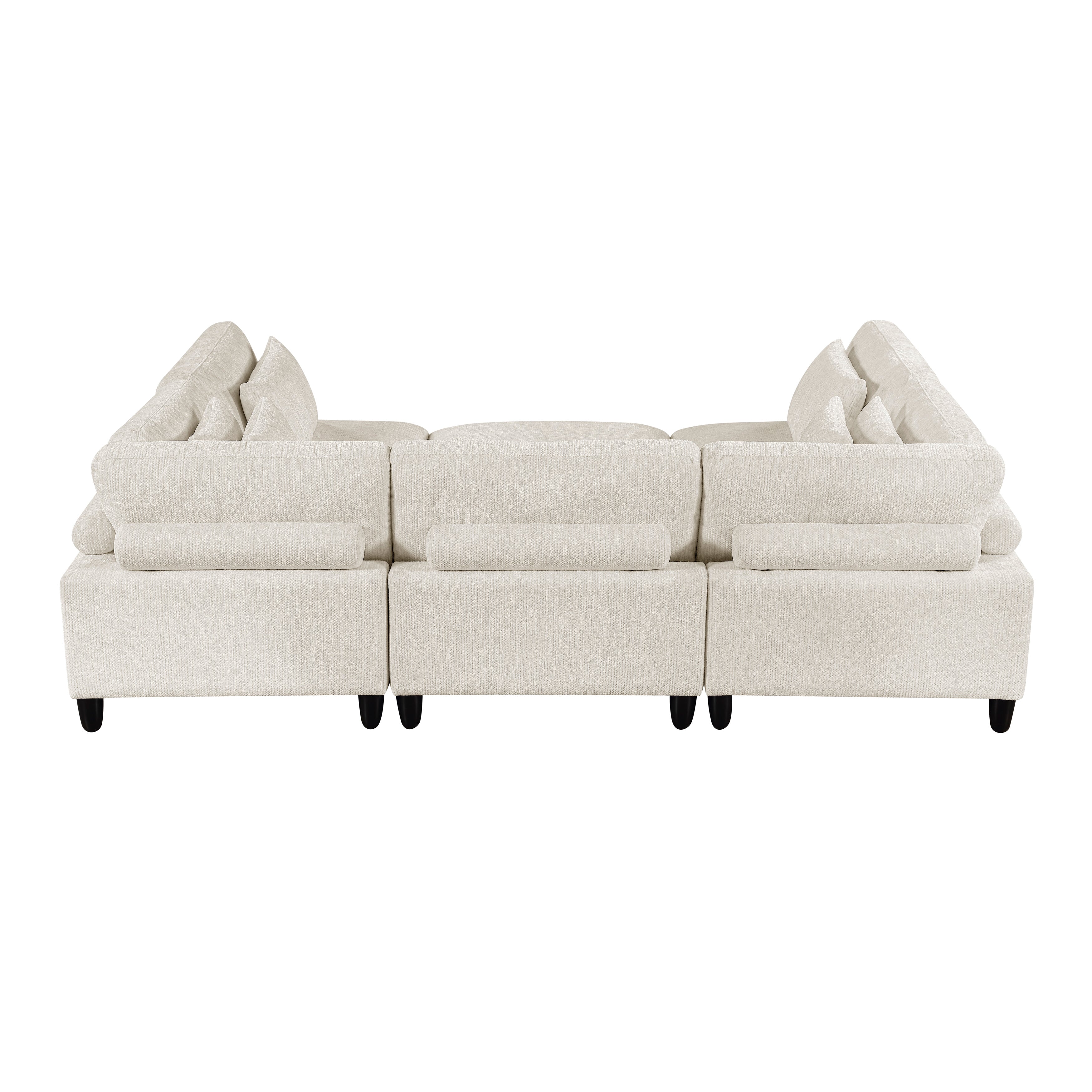 9688NBE*62CR3ACOT (6)6-Piece Modular Sectional with Ottoman - 9688NBE*62CR3ACOT