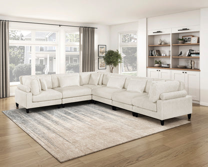 9688NBE*63CR3AC (6)6-Piece Modular Sectional - 9688NBE*63CR3AC