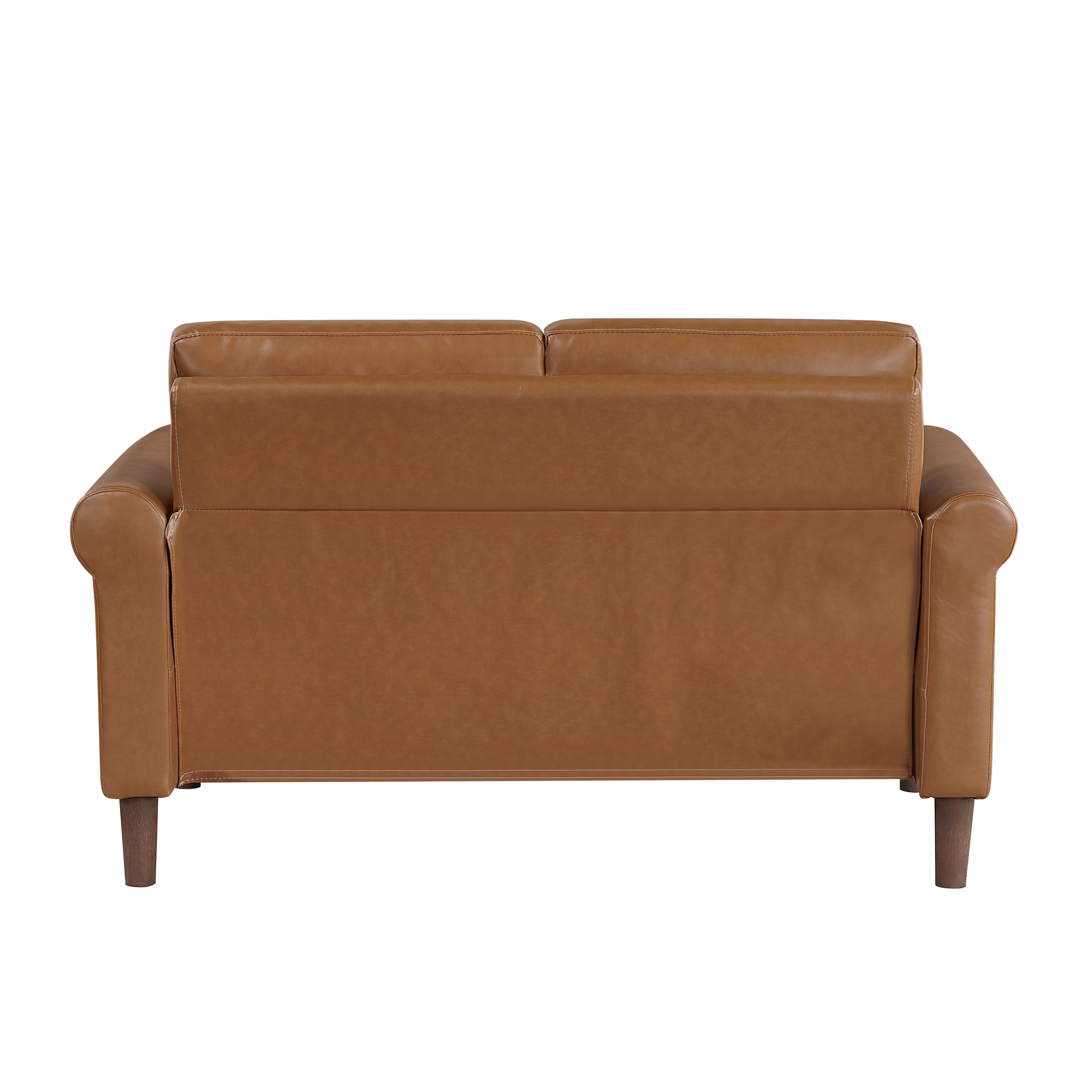 9690BRW*2 2pc Set: Sofa, Love - 9690BRW*2