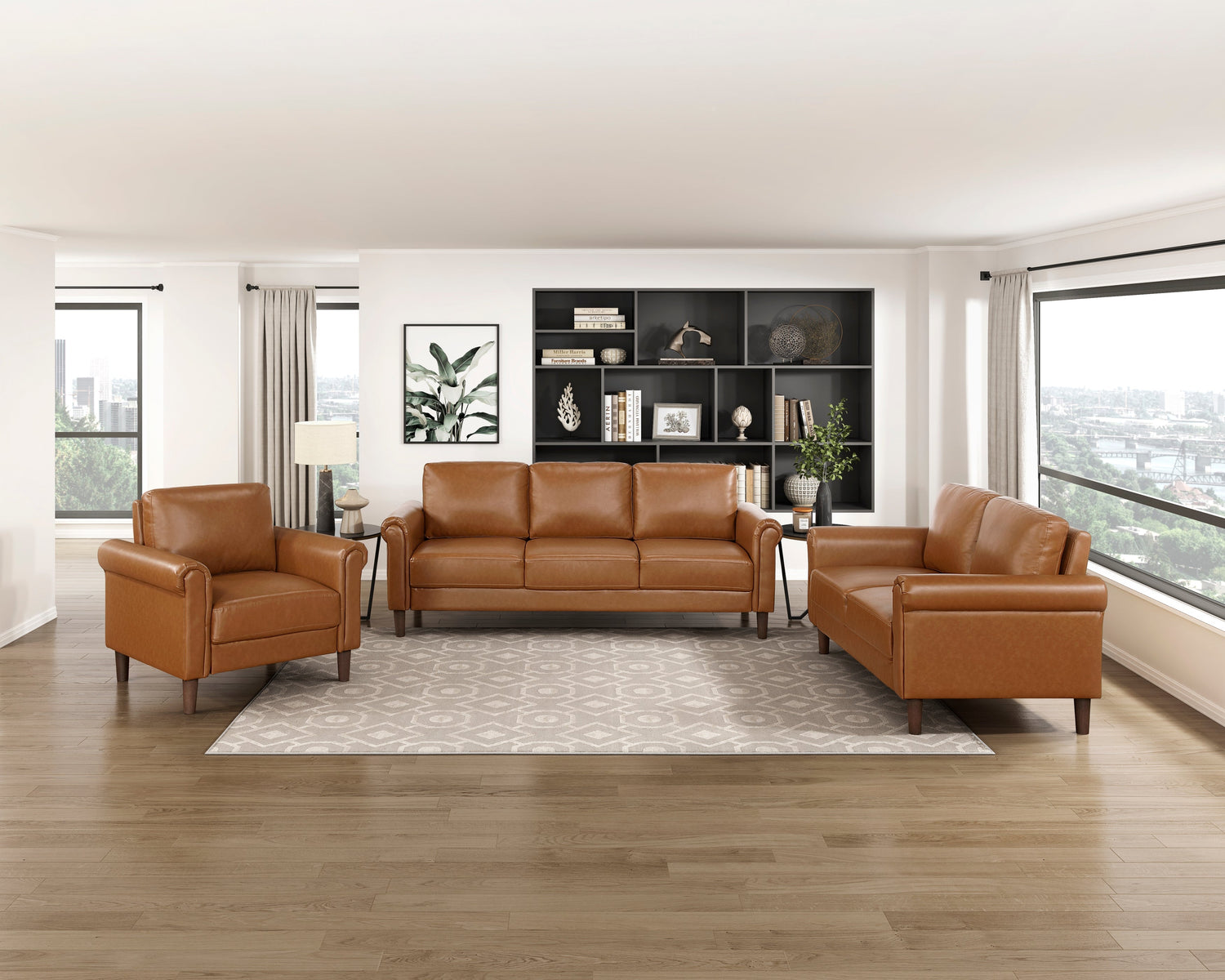 Hector Brown Living Room Set from Homelegance - Luna Furniture