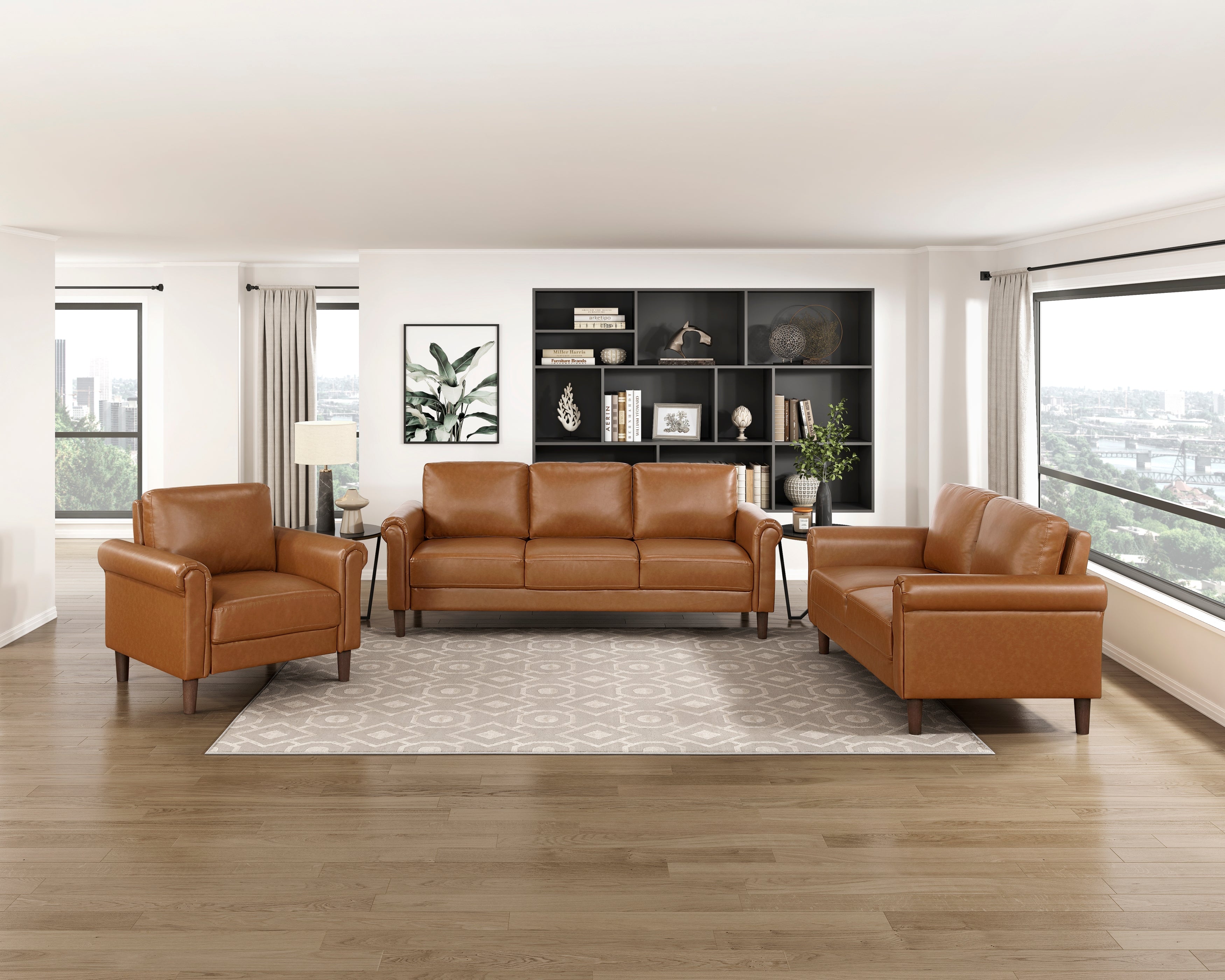Hector Brown Living Room Set from Homelegance - Luna Furniture