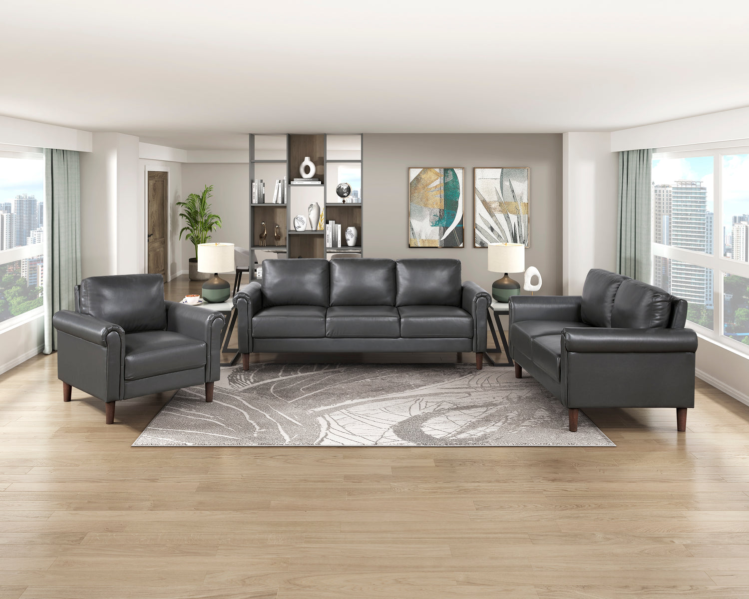 9690DGY-1 Chair - 9690DGY-1