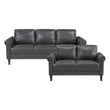 9690DGY*2 2pc Set: Sofa, Love - 9690DGY*2