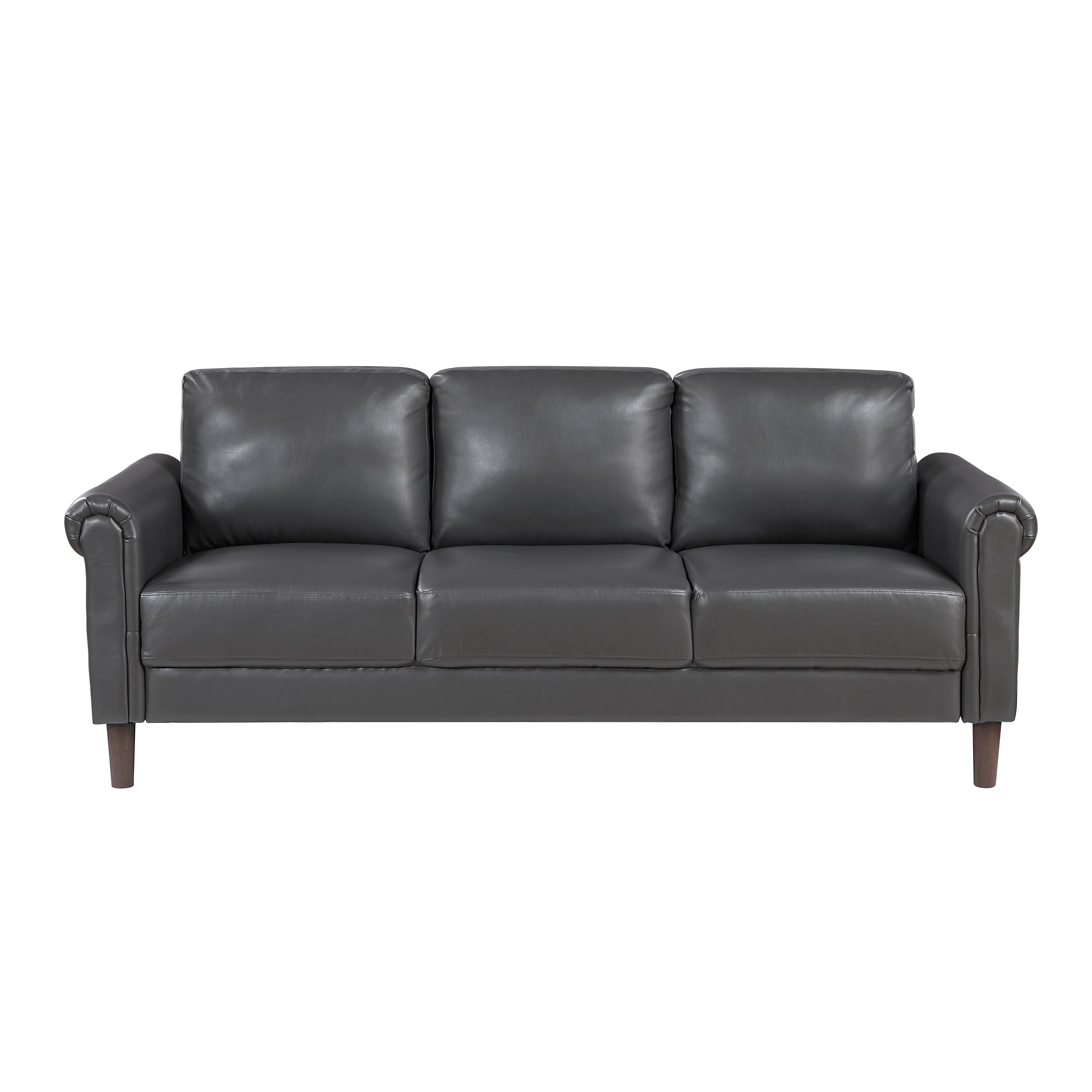 9690DGY*2 2pc Set: Sofa, Love - 9690DGY*2