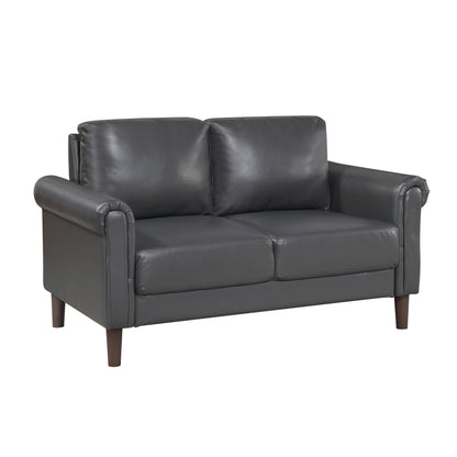 9690DGY*2 2pc Set: Sofa, Love - 9690DGY*2