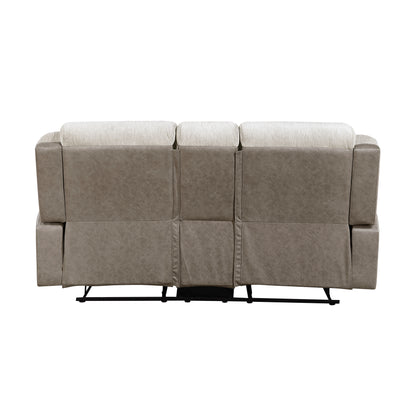 9703BE-2 Double Reclining Love Seat with Center Console - 9703BE-2