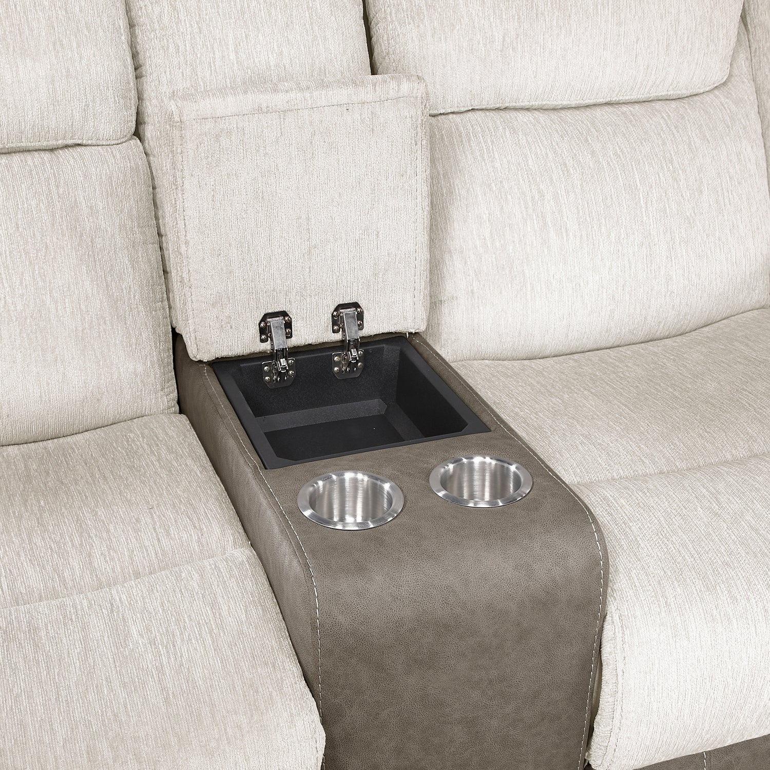 9703BE-2 Double Reclining Love Seat with Center Console - 9703BE-2
