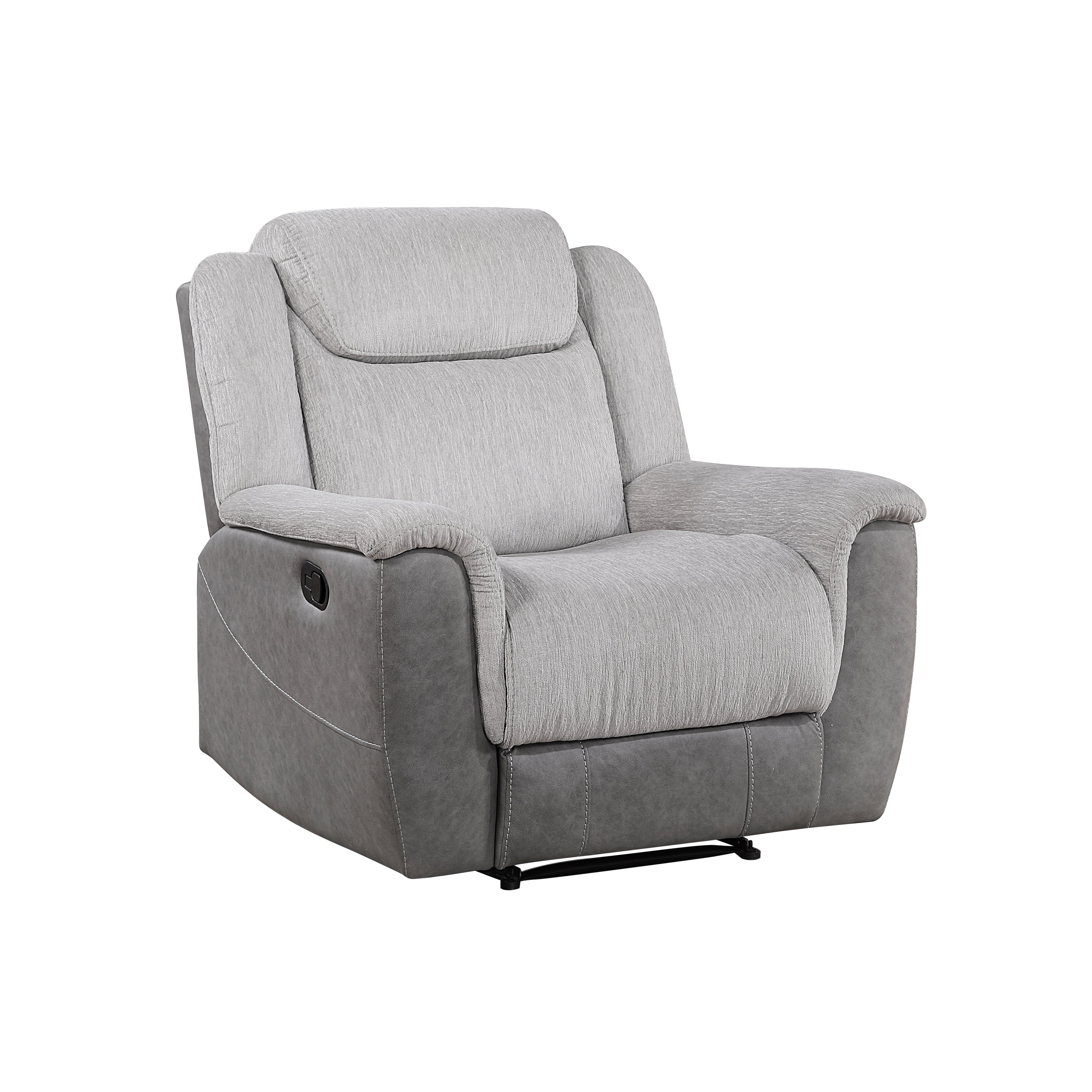Harriette Gray Double Reclining Living Room Set from Homelegance - Luna Furniture