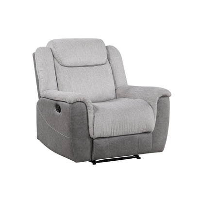 Harriette Gray Double Reclining Living Room Set from Homelegance - Luna Furniture