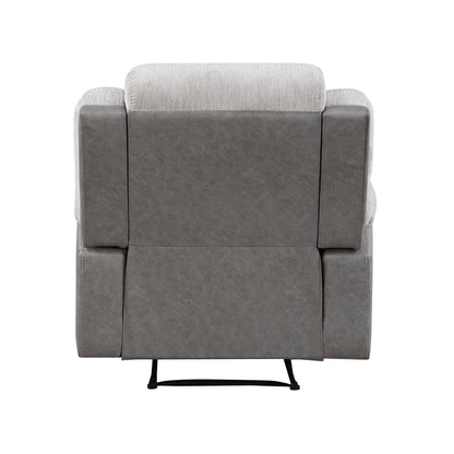 Harriette Gray Double Reclining Living Room Set from Homelegance - Luna Furniture