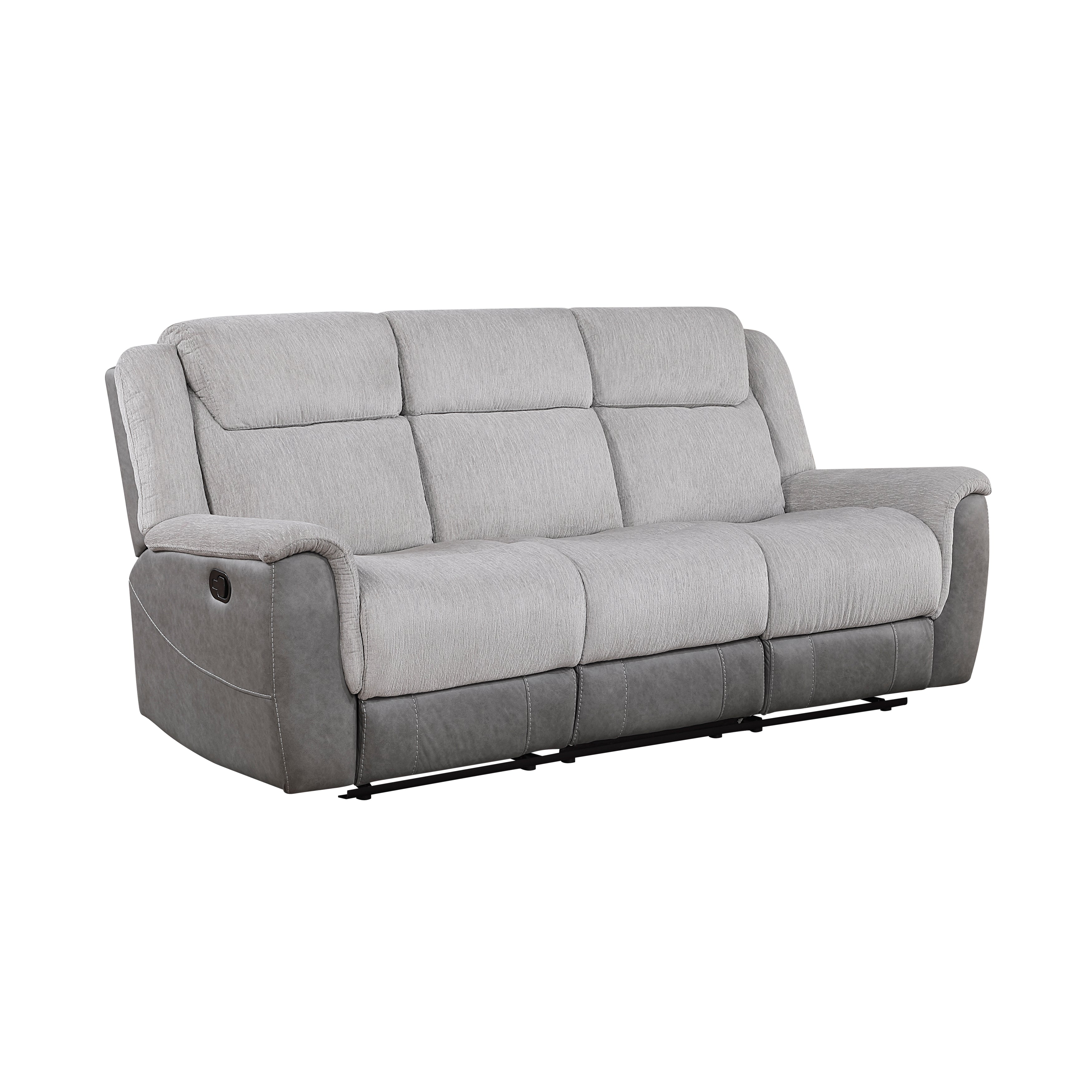 9703GY*2 2pc Set: Sofa, Love - 9703GY*2