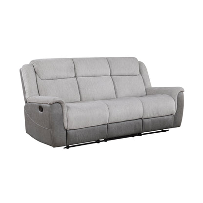 9703GY*2 2pc Set: Sofa, Love - 9703GY*2
