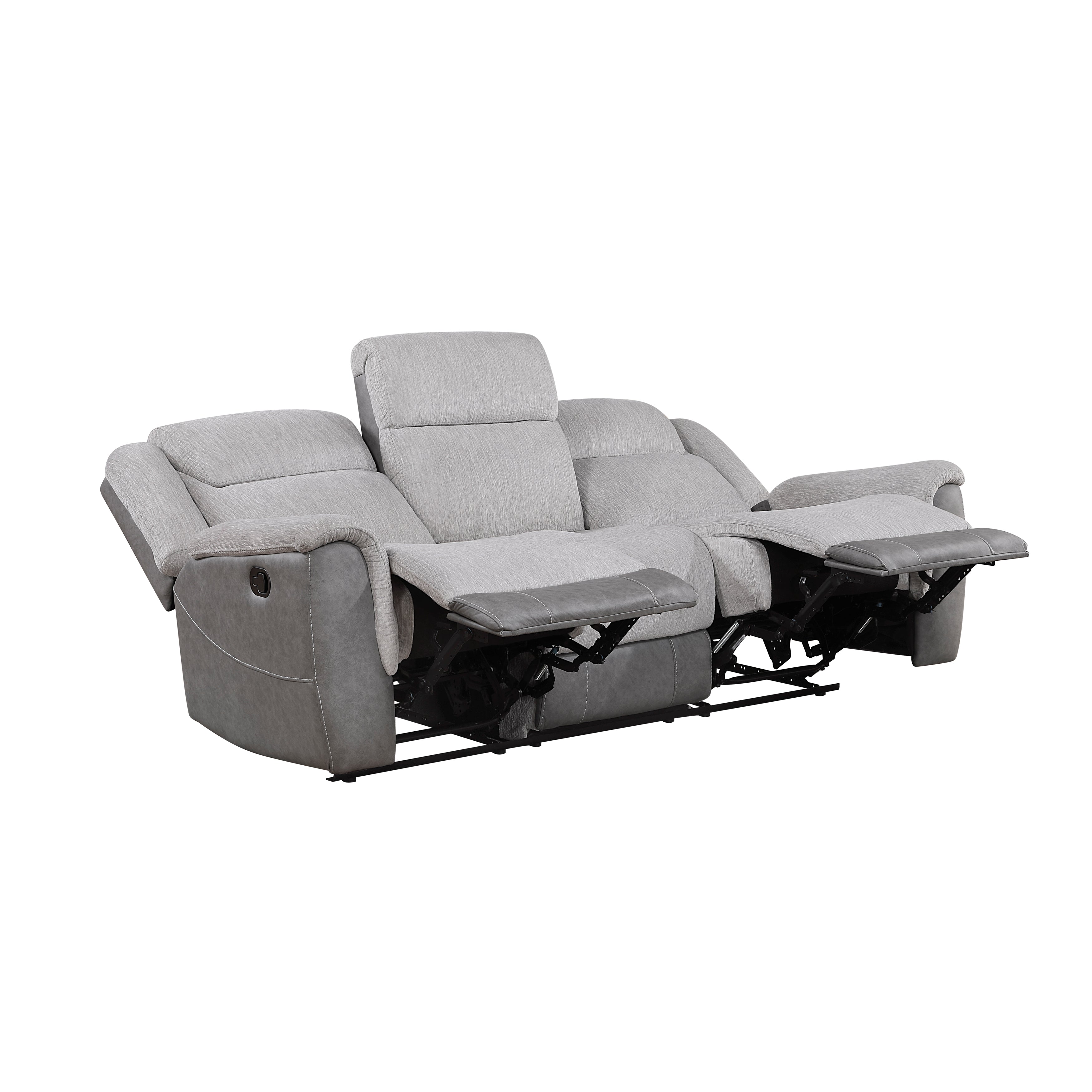 9703GY*2 2pc Set: Sofa, Love - 9703GY*2