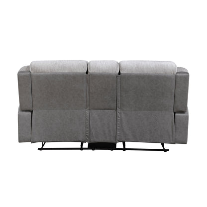9703GY*2 2pc Set: Sofa, Love - 9703GY*2