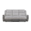 9703GY-3 Double Reclining Sofa - 9703GY-3