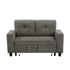 9705DB-2* (2)Love Seat with Pull-out Bed, Shelves and Charging Ports - 9705DB-2*