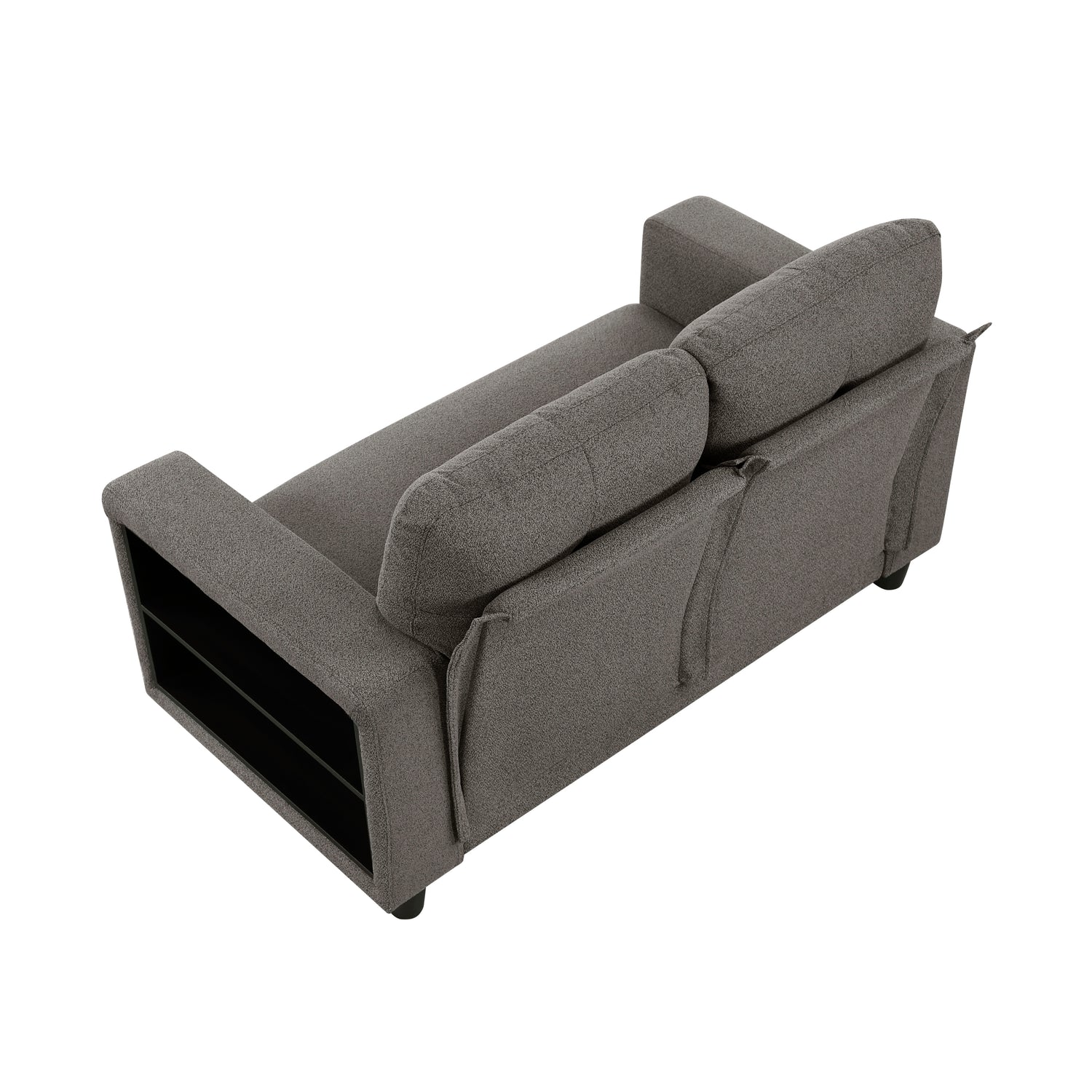 9705DB-2* (2)Love Seat with Pull-out Bed, Shelves and Charging Ports - 9705DB-2*