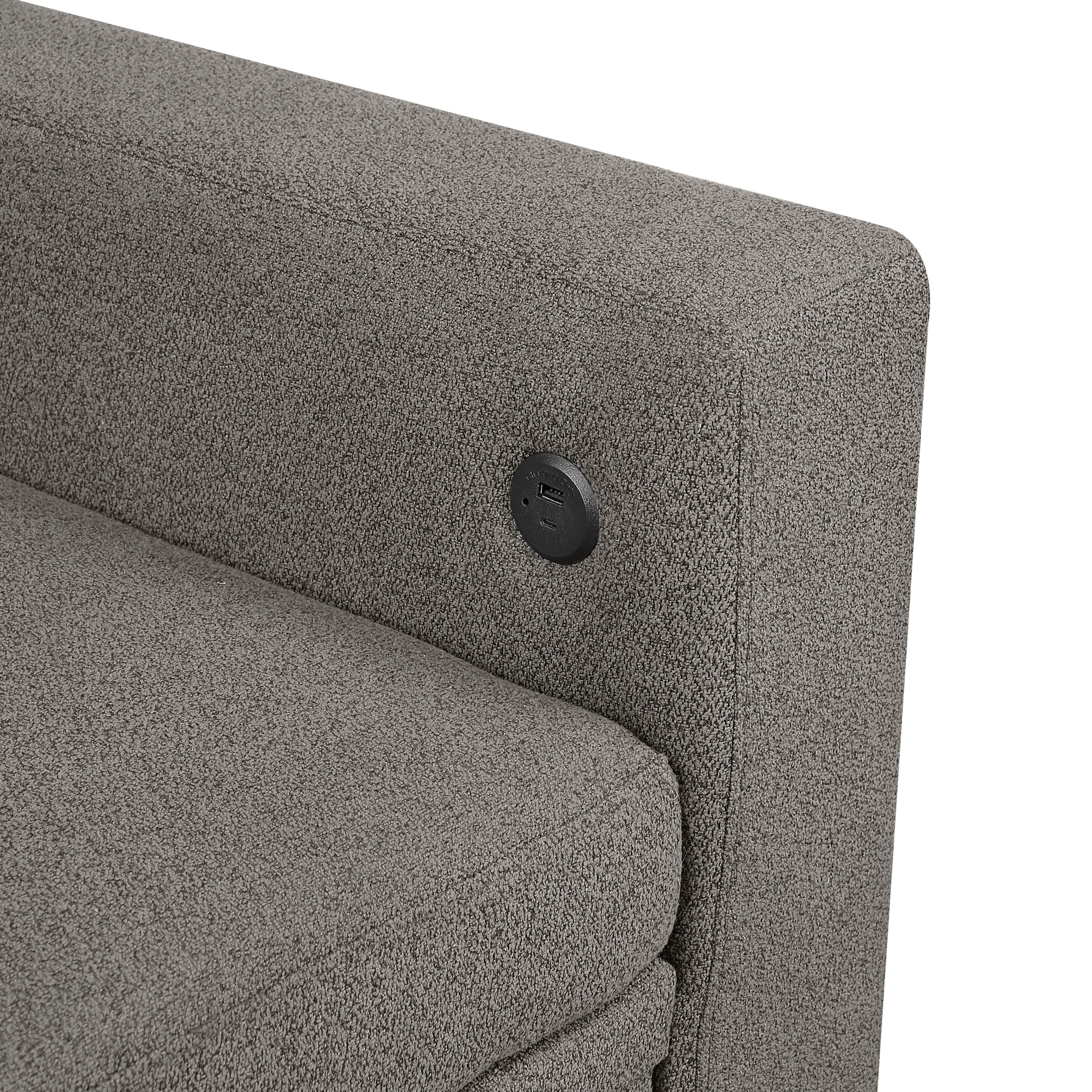 9705DB-2* (2)Love Seat with Pull-out Bed, Shelves and Charging Ports - 9705DB-2*