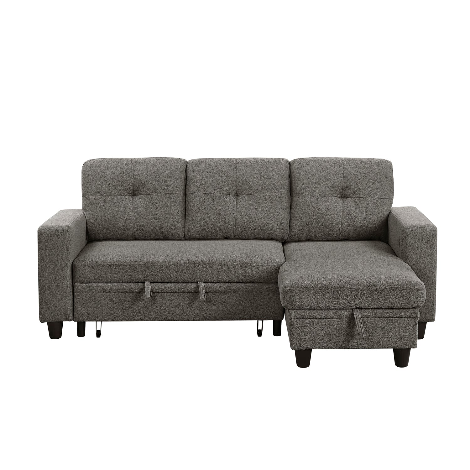 9705DB*32AVC (3)Sectional with Reversible Chaise, Pull-out Bed, Shelves and Charging Ports - 9705DB*32AVC
