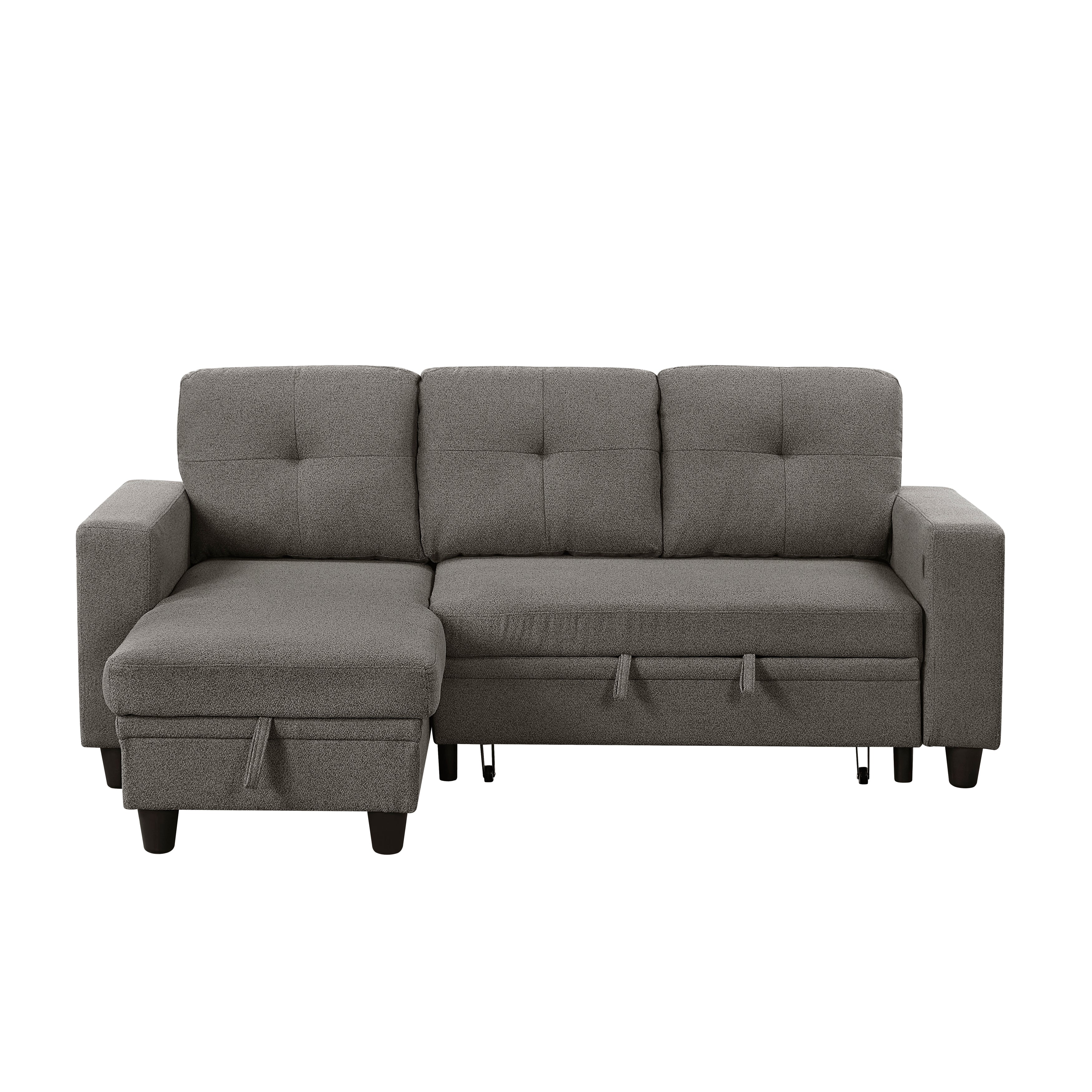9705DB*32AVC (3)Sectional with Reversible Chaise, Pull-out Bed, Shelves and Charging Ports - 9705DB*32AVC
