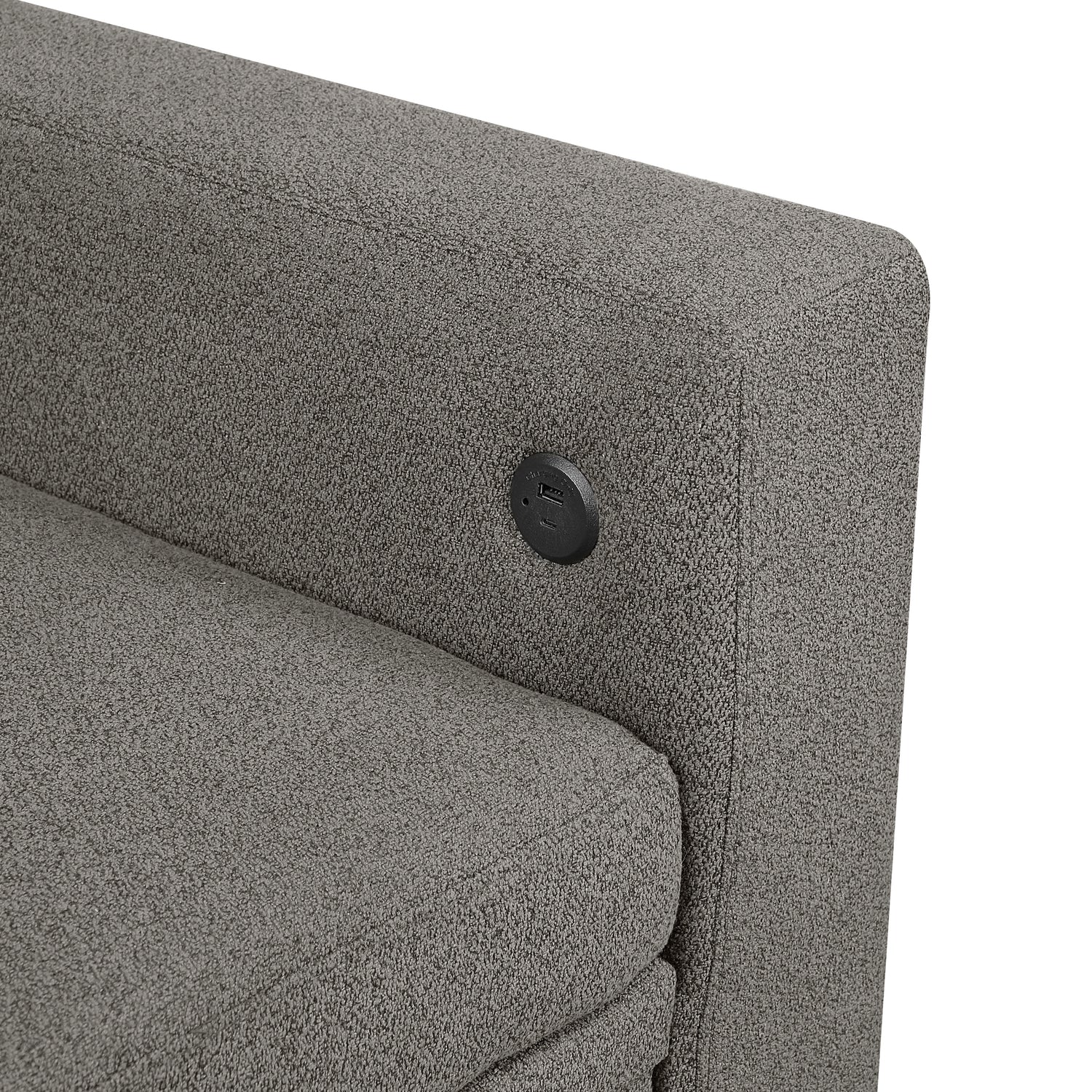 9705DB*42AVC (4)Sectional with Two Chaises, Pull-out Bed, Shelves and Charging Ports - 9705DB*42AVC