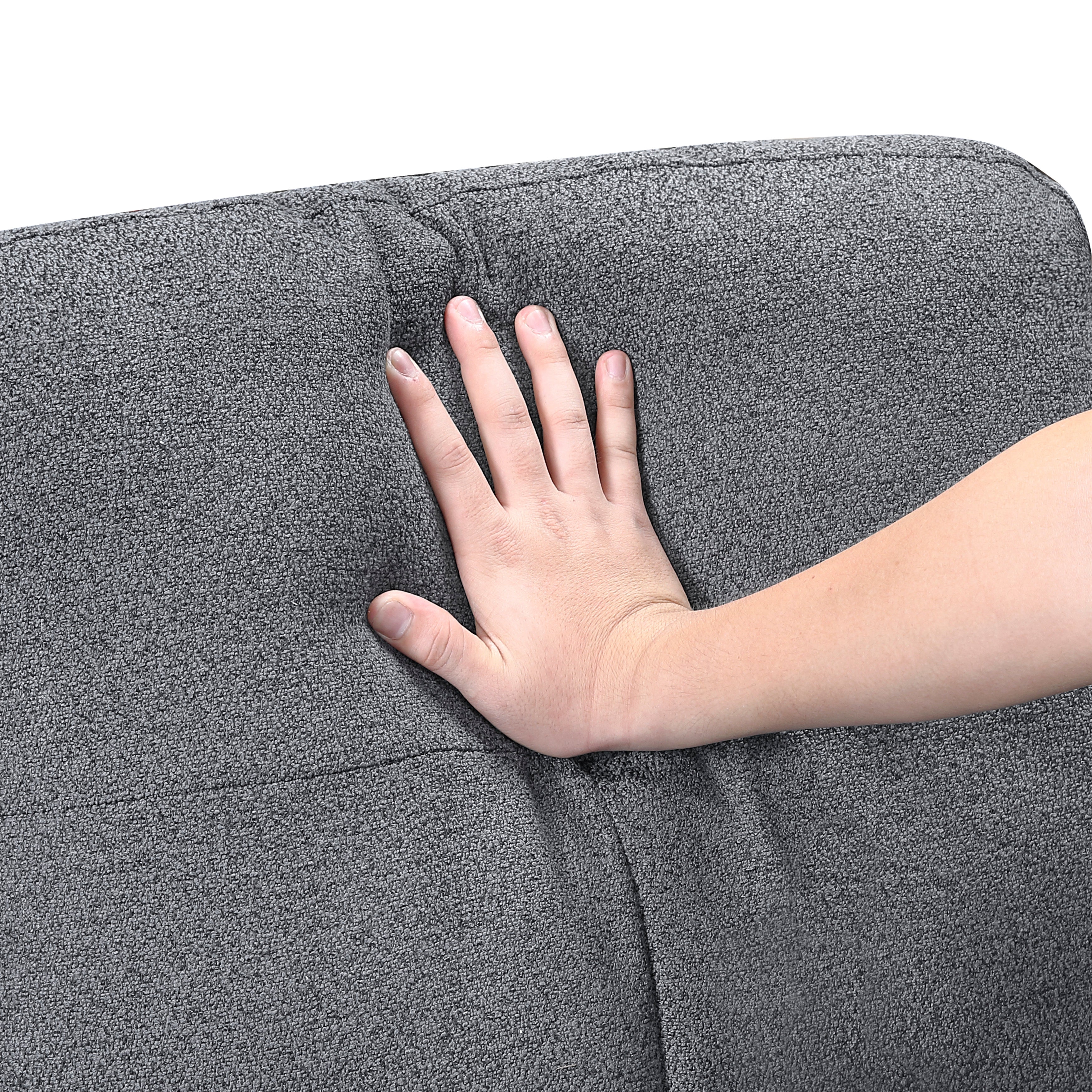 9705GY-2* (2)Love Seat with Pull-out Bed, Shelves and Charging Ports - 9705GY-2*